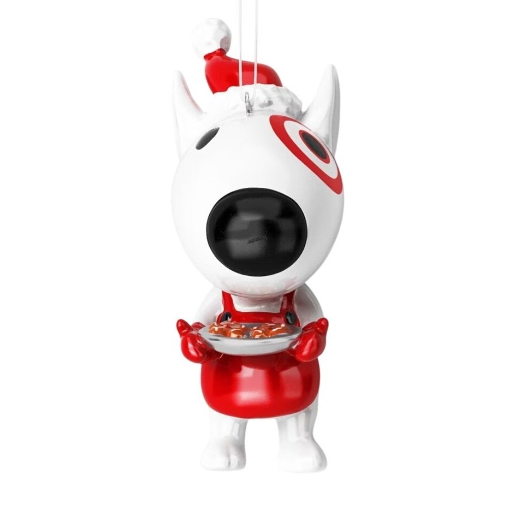 Target Wondershop 4.5" Christmas Resin Target Bullseye Dog Ornament 2025 Holiday